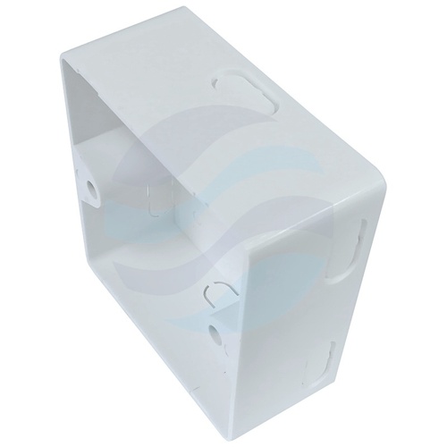 Puszka natynkowa 2M 45x45, biała, Mediabox o wymiarach 80x80x36mm 3