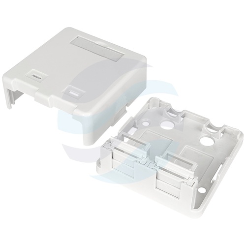 Gniazdo natynkowe modularne na 2 moduły keystone 3