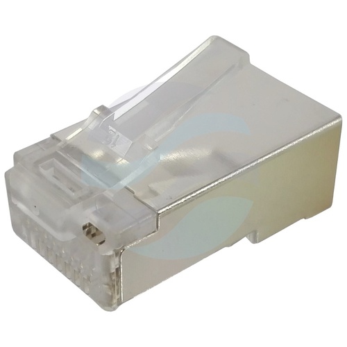 Wtyk RJ45 8p/8c kat.6 FTP drut, ekranowany - opak. 100szt. 2