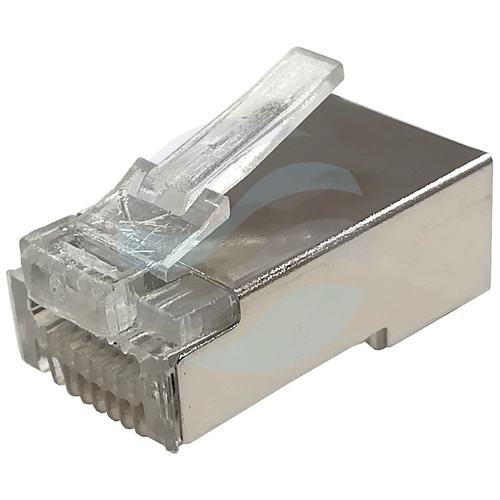 Wtyk RJ45 przelotowy 8p/8c kat.6 FTP drut, ekranowany - opak. 100szt. 4