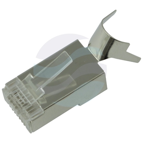 Wtyk RJ45 8p/8c kat.6A STP/FTP drut z prowadnicą, ekranowany - 1szt. 3