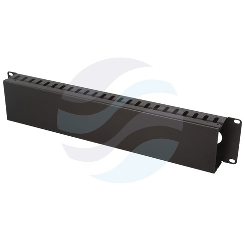 Neku Organizator 19" 2U uchwyty metalowy listwa x16 czarna 3