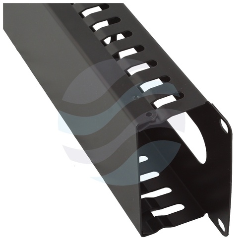 Neku Organizator 19" 2U uchwyty metalowy listwa x16 czarna 5