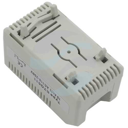 Termostat jednofunkcyjny otwierający do sterowania pracą grzałki NC 230V AC, zakres 0‑60°C, biały 2