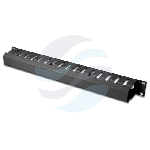 Digitus Organizator 19" 1U poziomy grzebieniowy, czarny 3