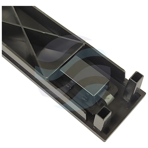 Panel maskujący / zaślepka Rack 19" 1U, samomocująca bez narzędzi, plastik, wym. 485x45x25mm, czarny 2