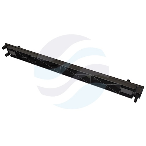 Panel maskujący / zaślepka Rack 19" 1U, samomocująca bez narzędzi, plastik, wym. 485x45x25mm, czarny 3