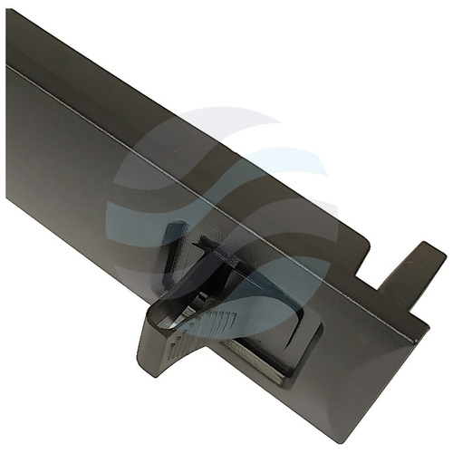 Panel maskujący / zaślepka Rack 19" 1U, samomocująca bez narzędzi, plastik, wym. 485x45x25mm, czarny 4
