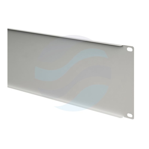 Panel maskujący / zaślepka Rack 19" 3U, mocowanie do szyn rackowych, stal, wym. 485x135mm, szary 4