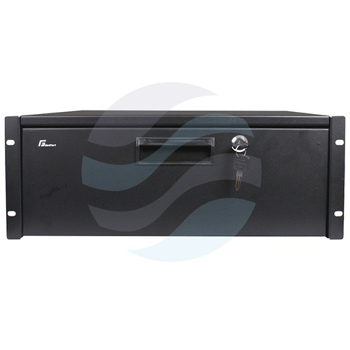 GETFORT GF-4U-drawer Szuflada zamykana 19" 4U bez szyn, czarna 4
