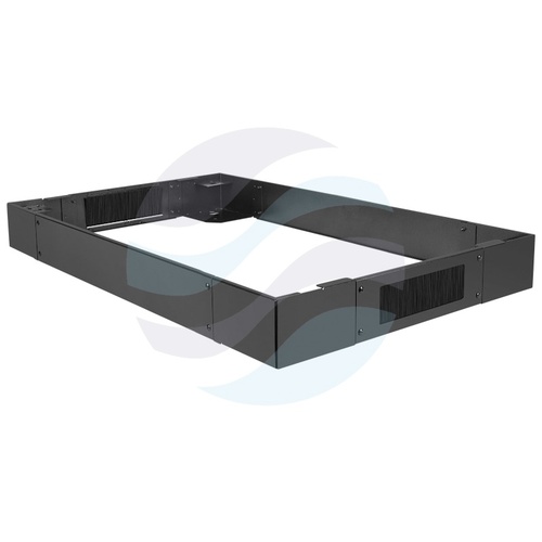 LANBERG CK01-68-B Cokół stalowy do szaf Rack 19" 600x800mm, wys. 100mm, 2x przepust kablowy, do szaf FF01/FF02, czarny 3