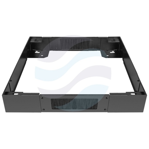 LANBERG CK01-88-B Cokół stalowy do szaf Rack 19" 800x800mm, wys. 100mm, 2x przepust kablowy, do szaf FF01/FF02, czarny 2