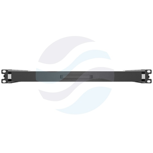 LANBERG AK-1020-B Półka wysuwana Rack 19" 1U 350mm, montaż doczołowy przód/tył, regulowana 350-500mm, udźwig 35kg, do szaf 600mm, czarna 7