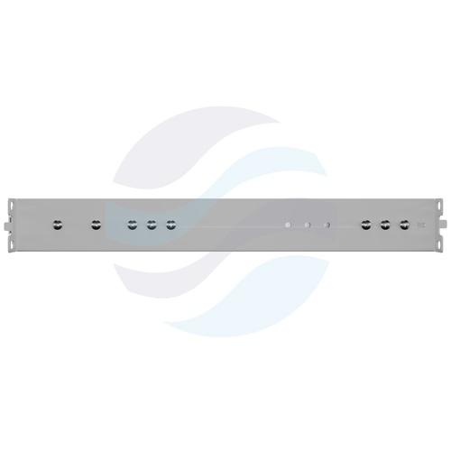 LANBERG AK-1020-S Półka wysuwana Rack 19" 1U 350mm, montaż doczołowy przód/tył, regulowana 350-500mm, udźwig 35kg, do szaf 600mm, szara 9
