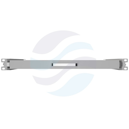 LANBERG AK-1021-S Półka wysuwana Rack 19" 1U 500mm, montaż doczołowy przód/tył, regulowana 500-650mm, udźwig 35kg, do szaf 800mm, szara 7