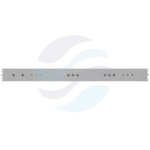 LANBERG AK-1021-S Półka wysuwana Rack 19" 1U 500mm, montaż doczołowy przód/tył, regulowana 500-650mm, udźwig 35kg, do szaf 800mm, szara 9