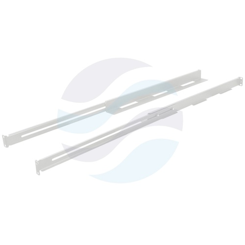LANBERG AK-1902-S Szyny montażowe 1U do szafy Rack 19" regulowane 650-1090mm, nośność 90kg, do szaf 800-1200mm, szare 2