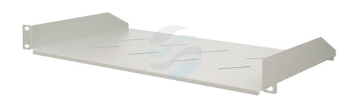 Półka stała 1U 19" 270mm, szara 5
