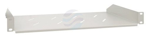 Półka stała 1U 19" 270mm, szara 6