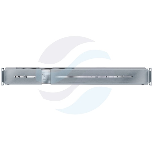 Półka wysuwana 19" 1U 350mm pod klawiaturę i myszkę, prowadnice kulkowe, regulowana 350-450mm, podstawka na mysz L/P, udźwig 30kg, szara 8