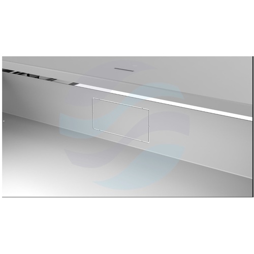 Szuflada zamykana Rack 19" 2U 320mm wysuwana, zamek z kluczem, przepust kablowy, regulacja ±40mm, nośność 20kg, szara 4