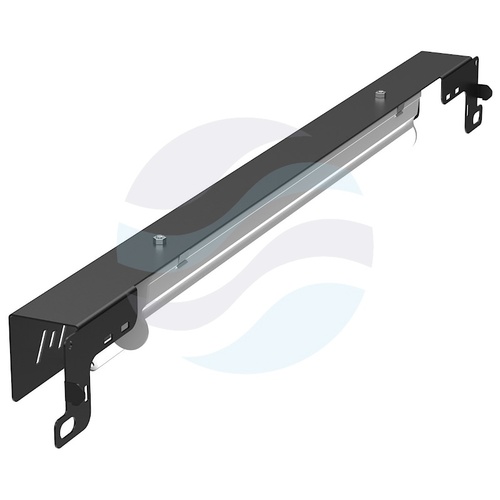 Panel oświetleniowy LED Rack 19" 1U 5W 405lm 6500K, przełącznik ON/OFF, 220-240V, IP20, zakres -20°C do +45°C, czarny 6