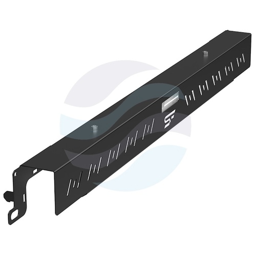 Panel oświetleniowy LED Rack 19" 1U 5W 405lm 6500K, przełącznik ON/OFF, 220-240V, IP20, zakres -20°C do +45°C, czarny 9
