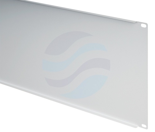 Panel maskujący / zaślepiający Rack 19" 5U, stal, szary 3