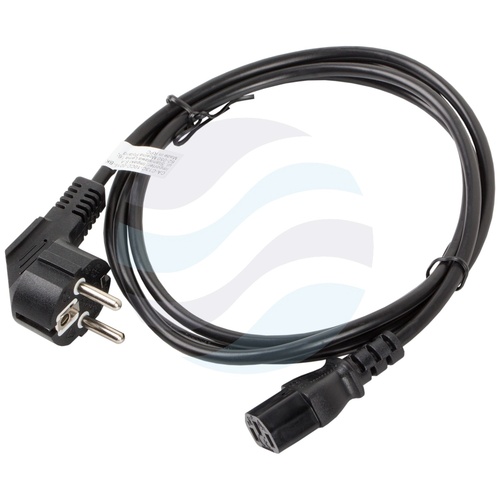 LANBERG Kabel zasilający 230V Komputer, monitor, drukarka z gniazdem CEE 7/7 - IEC 320 C13 normy VDE (żyła 0.75mm) 1.8m czarny 3
