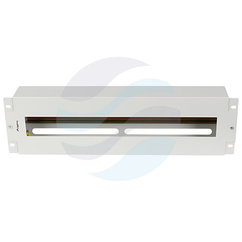 LANBERG Panel dystrybucji napięć Rack 19" 3U z szyną DIN TS-35, szary 2