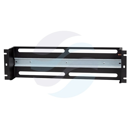 Panel dystrybucji napięć Rack 19" 3U, 22xS, dłg. 60mm, czarny 3