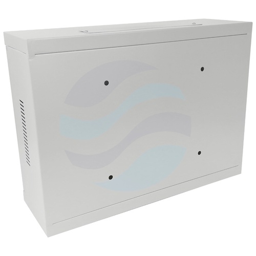 Szafka Telekomunikacyjna rack 19" 3U, wisząca, metalowa 400x540x180, drzwi metalowe, szara 2