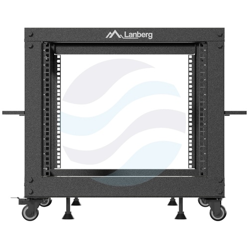 LANBERG OR01-6109-B Stelaż / Rama szafy rack 19" 42U 600x1000, regulowana głębokość 550-790mm, do 600kg, Open Frame Rack, szara 2