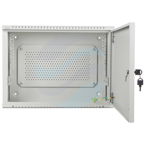 LANBERG WAF1-5203-04-00S Szafka instalacyjna rack 19" 4U+3U 540x200, wisząca niskoprofilowa, metalowa, złożona, szara 2