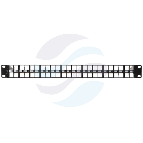 LANBERG PPKS-1248-B Panel pusty 19" 1U na 48x keystone RJ-45, czarny 4