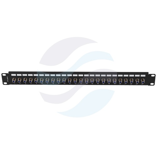 LANBERG PPRF-R624-B Panel pusty 24-port F, rack 19" 1U, czarny 3