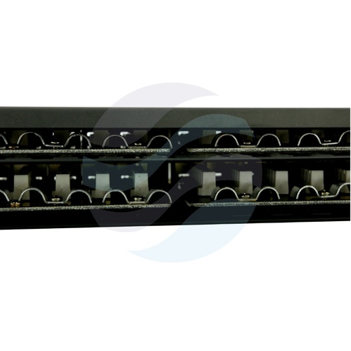Patch panel STP 48-port RJ-45 KRONE, kat.6, rack 19" 1U z podstawką, czarny 4