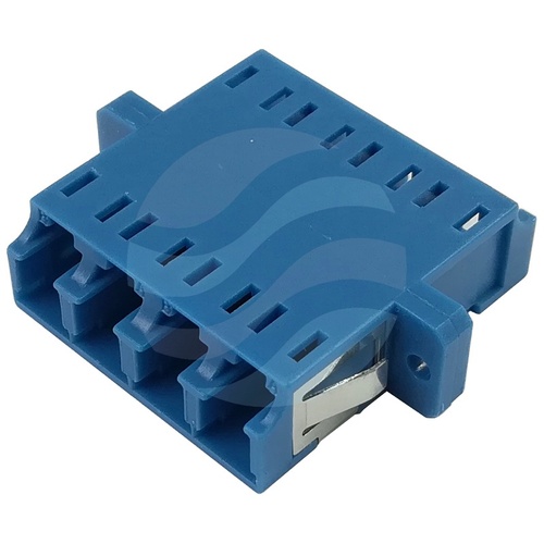 Adapter światłowodowy LC/UPC Quad, niebieski 3