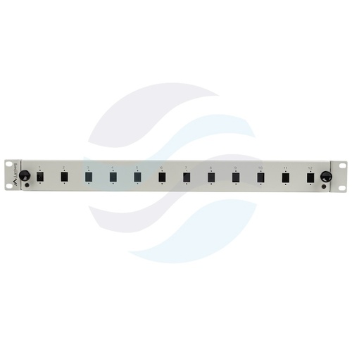 LANBERG Przełącznica światłowodowa 1U 19" wysuwana 12x SC Simplex/ LC Duplex, szara 5