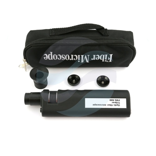 Mikroskop inspekcyjny do złącz światłowodowych, adapter ferrula 2.5mm (SC, ST, FC), czarny 5