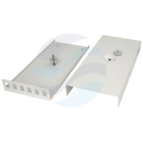 PSN1-6SX Przełącznica światłowodowa naścienna 6x SC Simplex / LC Duplex, szara 3