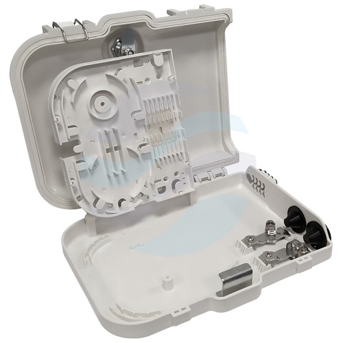Skrzynka FTTH zewnętrzna 8 włókien, IP65 2