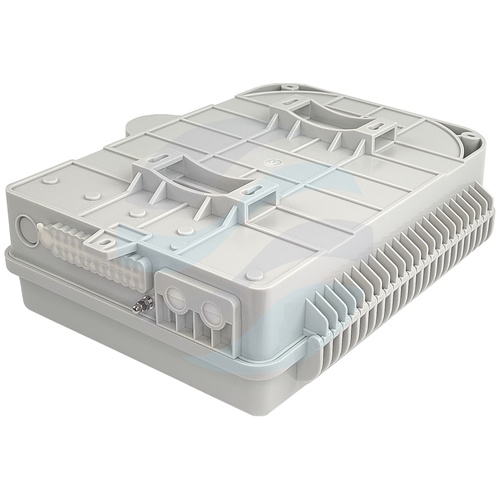 Tracom FTTX MDU E24 v3 Przełącznica/mufa FTTH 48 włókien 24x SC Simplex / LC Duplex, IP65, uncut port 4