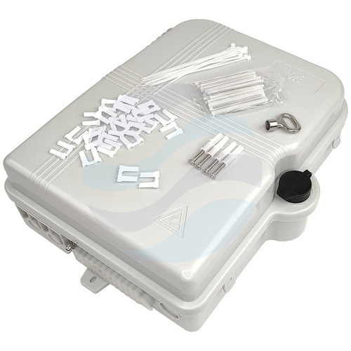 Tracom FTTX MDU E24 v3 Przełącznica/mufa FTTH 48 włókien 24x SC Simplex / LC Duplex, IP65, uncut port 5