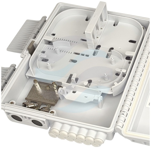 Tracom TR-FTTX-MDU-C12-U-P3 Przełącznica/mufa FTTH 24 włókna 12x SC Simplex / LC Duplex, IP65 6