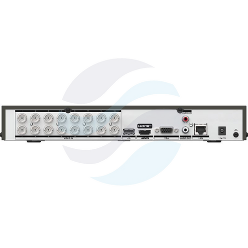 Hikvision iDS-7216HUHI-M1/T Rejestrator hybrydowy 16x HDTVI/HDCVI/AHD/CVBS/IP + 8x IP/16x IP do 8Mpix, AccuSense, 1x HDMI 4K, 1x VGA, 1x BNC, audio 1/1, 1x SATA 10TB, H.265 Pro+, AI 2
