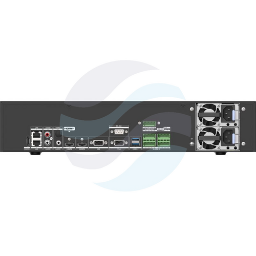 Hikvision DS-9616NXI-I8R/VPro Rejestrator NVR 16x kanałów IP max. 32Mpx, 160/256 Mbps, AcuSense, AcuSearch, AcuSeek, 2x HDMI, 2x VGA, 8x SATA max. 160TB, 1x eSATA, 2x Gbit, RAID, alarm 16/9, audio 1/2, redundantne zasilanie, Guanlan AI 2