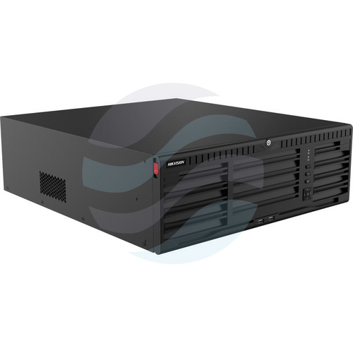Hikvision DS-9664NXI-I16/VPro Rejestrator NVR 64x kanały IP max. 32Mpx, 384/256 Mbps, AcuSense, AcuSearch, AcuSeek, 2x HDMI (1x4K), 2x VGA, 16x SATA max. 320TB, 1x eSATA, 2x Gbit, RAID, alarm 16/9, audio 1/2, Guanlan AI 4