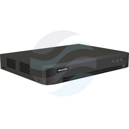 Hikvision iDS-7208HUHI-M1/X Rejestrator hybrydowy 8xTVI/CVI/AHD/CVBS + 8x IP+8xIP(do 4 Mbps), 1x HDMI, 1x VGA, 1x BNC, 1x SATA 12TB, H.265+, AI 4