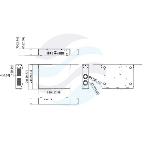 Hikvision iDS-6716NXI-P1(1x4T) Rejestrator NVR 16x kanałów IP max. 32Mpix, 256/256 Mbps, DeepinMind Edge, Guanlan AI, AcuSeek, AcuSearch, 2x HDMI (1x8K), 1x VGA, 1x SATA max. 20TB + HDD 4TB, 2x Gbit, alarm 16/4, AI 2